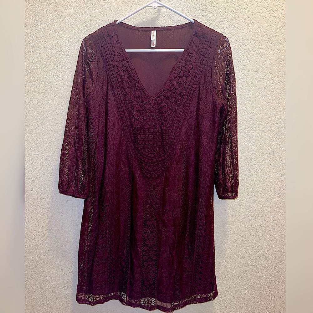 Target Lace 3/4 Sleeve Dress